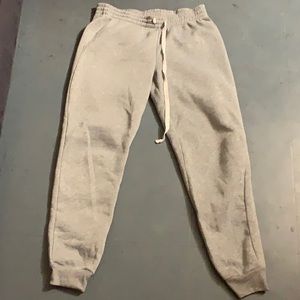 Light grey heathered sweatpants